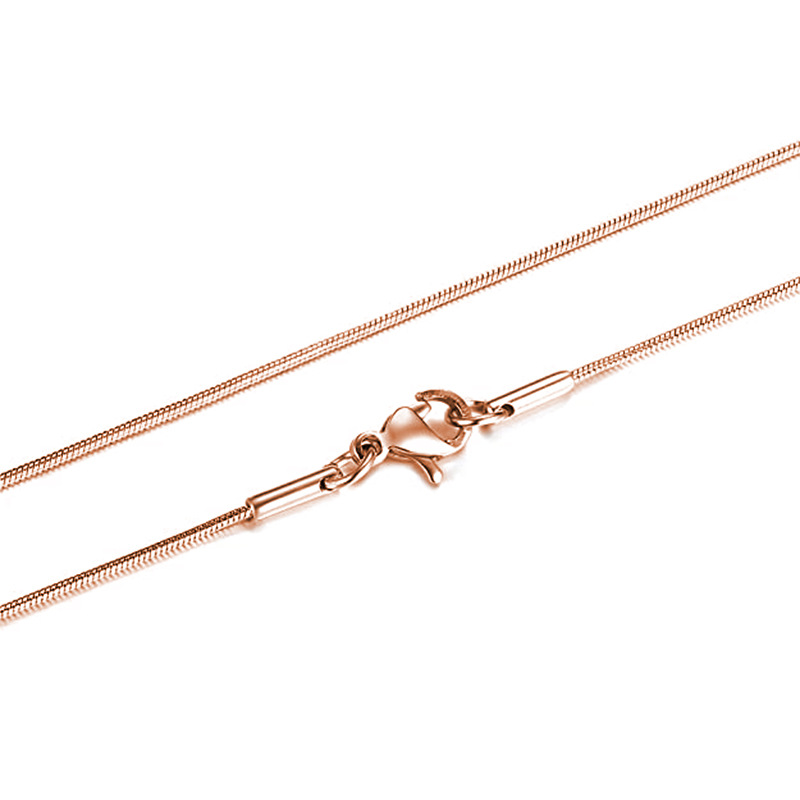 Fashion Solid Color Stainless Steel Plating Necklace 1 Piece