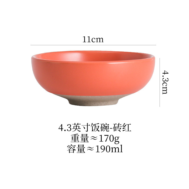 国境を越えた家庭用レトロスタイルの陶器のボウル、皿、食器、日本のホテルのクリエイティブなステーキデザートボウル、高級テーブル|undefined