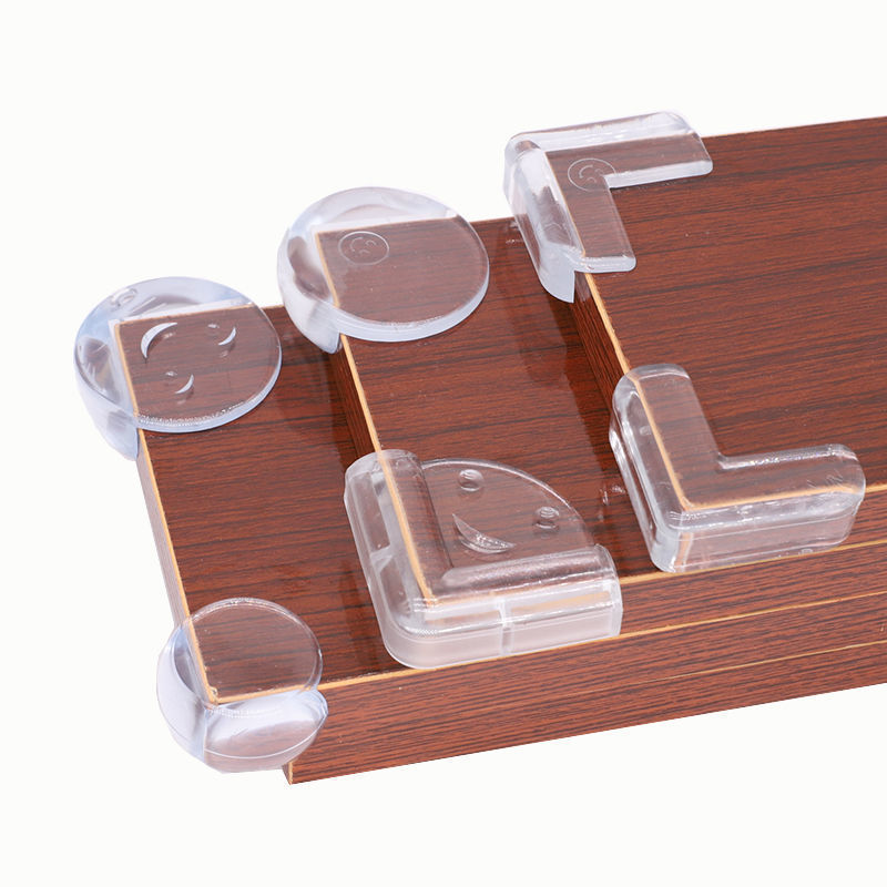 Corner Protector Silicone Transparent Anti-Collision Corner Thickeneded Table Corner Anti-Collision Protective Cover Coffee Table Glass Baby Kidsren Soft Corner Protector