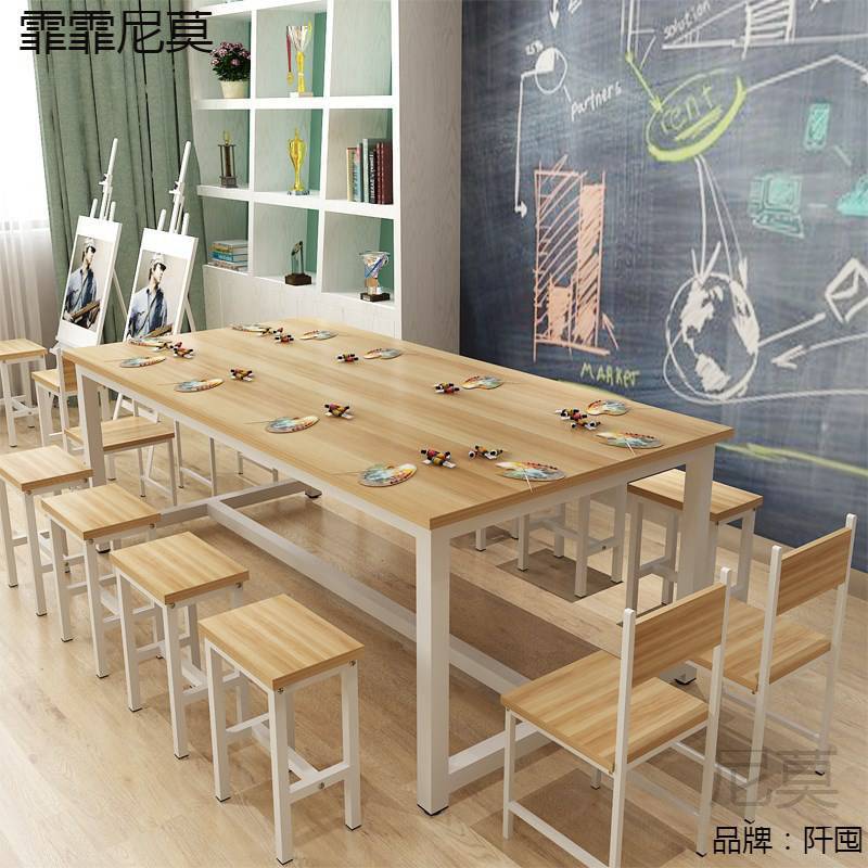 Classroom simple table combination table student training tables and…