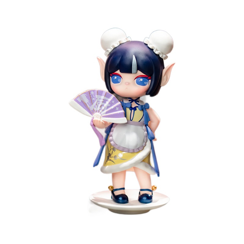 Rollife Ruo Lai SURI Su Rui Taoyuan Jiuling Series Caja ciega Decoración de mano Estilo antiguo Regalo de cumpleaños Mujer de mano