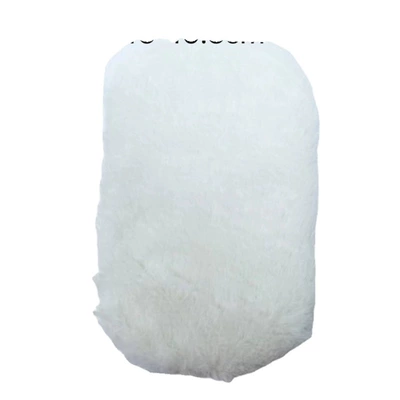 Blanket with a High-End Feel, Plush: Car Carpet - rectangular-white