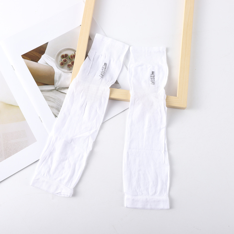夏の日焼け止め氷袖卸売り蚊よけ運動ファッションアルファベット男女同型腕氷糸袖カバー袖メーカー|undefined