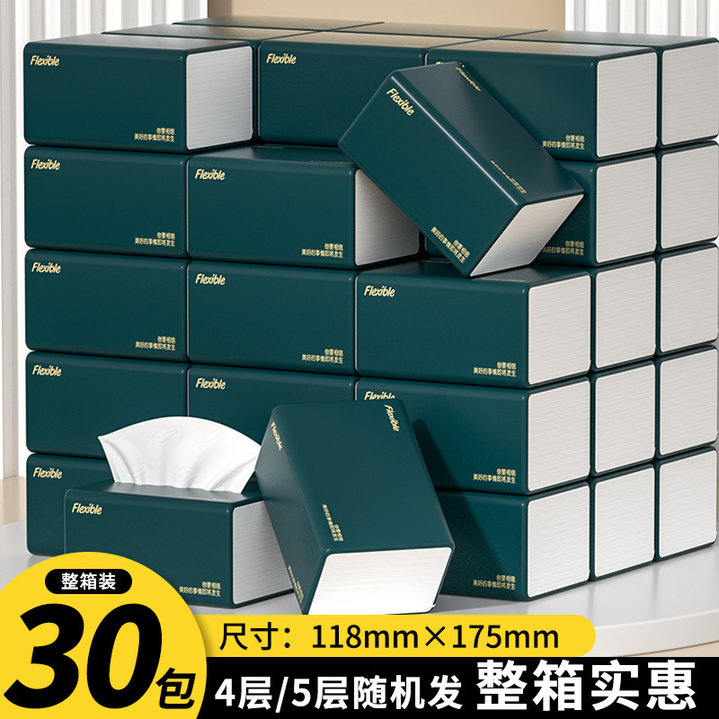 30 Packs of Tissue Paper in a Whole Box, Economical Household Napkins, Kitchen Paper, Toilet Paper, Hand Wipes, Paper Towels 30 Packs of Tissue Paper in a Whole Box, Economical Household Napkins, Kitchen Paper, Toilet Paper, Hand Wipes, Paper Towels