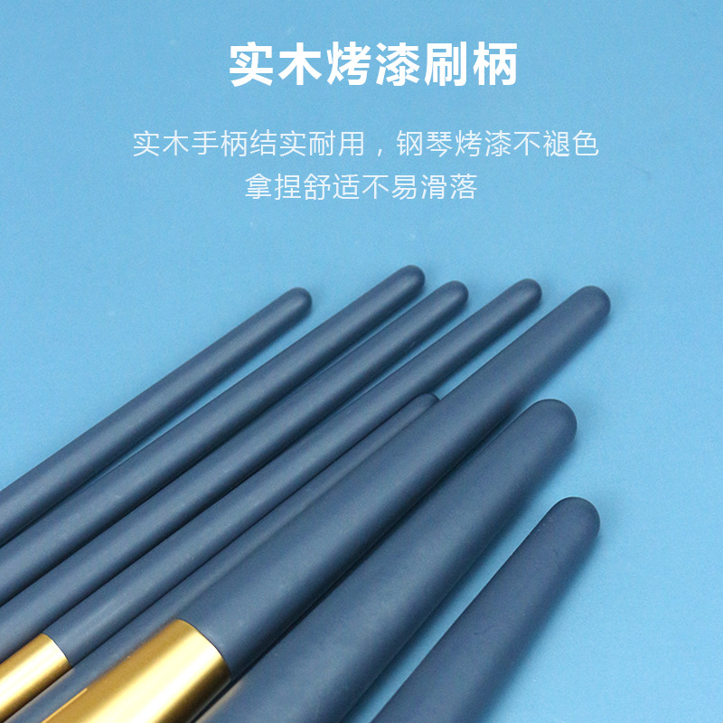 Venta caliente Internet celebridad recomendar maquillaje cepillo traje 12 unids portátil cepillo de pelo suave Blush cepillo sombra de ojos cepillo conjunto completo