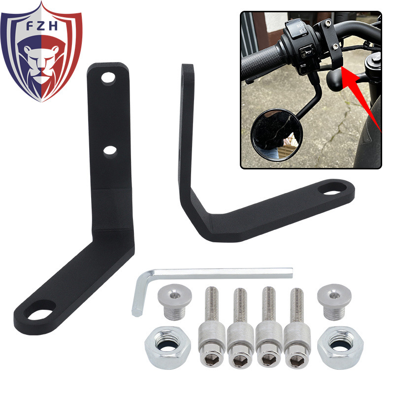 이 T 레니게이드 CMX300/500 수정 블랙 백미러 하향 확장 브래킷 세트 적용 가능