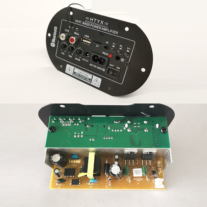 ワイヤレス Bluetooth アンプボードスピーカーマザーボードハイパワーコンピュータオーディオアンプライン車のサブウーファーアンプボード|undefined