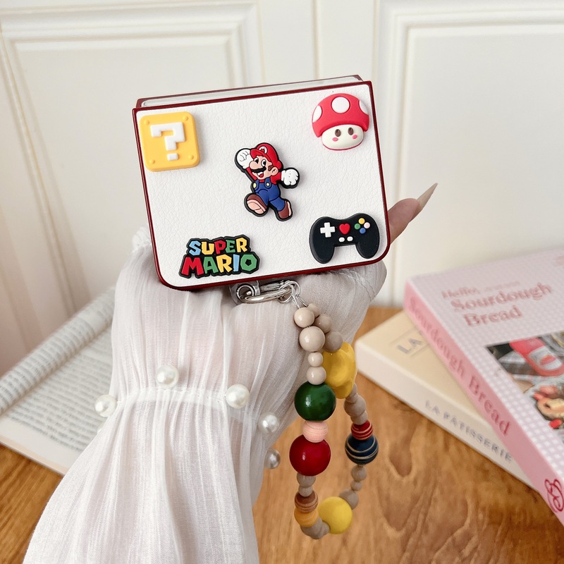 漫画三次元マリオ Huawei 社 PuraX 携帯電話ケース折りたたみスクリーンサムスン ZFLIP7 吊りチェーン 6 保護カバー|undefined