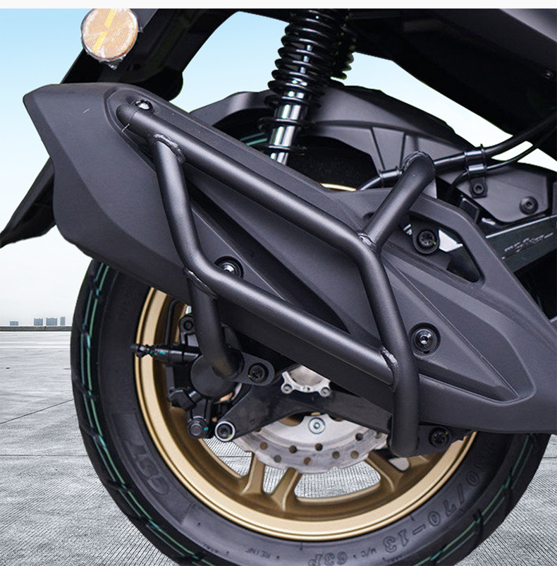 Suitable for Southern Flying Shark 150 Scooter Bumper Exhaust Bar Front and Rear Full Surround Guard Bar Anti-Fall Bar Modification Parts