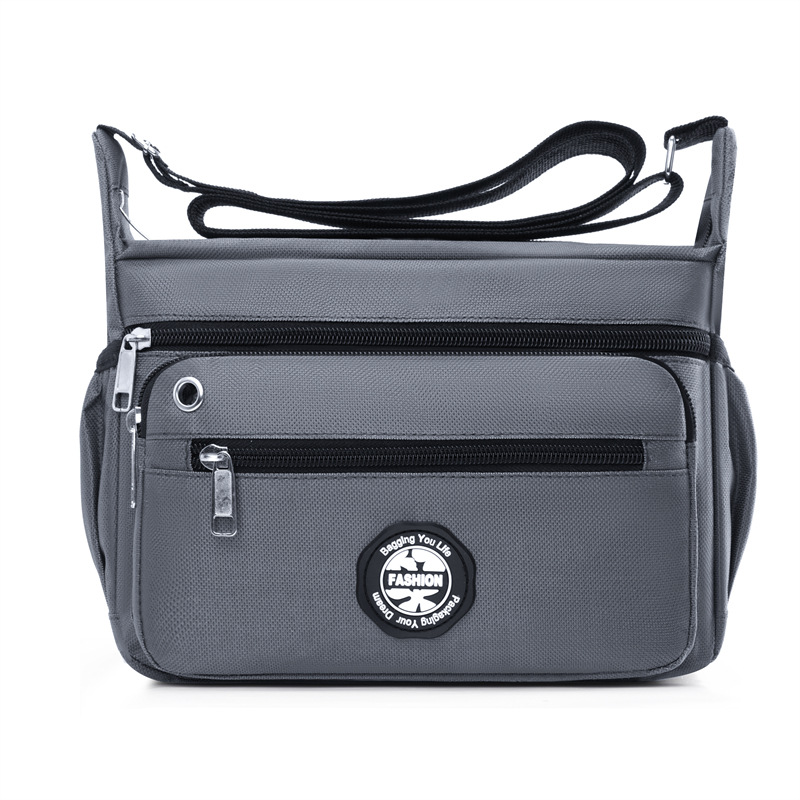 Nueva bolsa de hombre multicapa bolsa de tela bolsa de negocios ocio bolsa de entrega al aire libre mochila de hombro bolsa de negocios