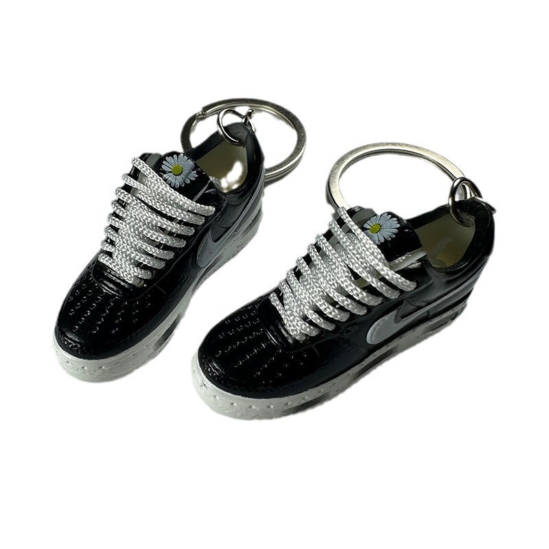 AJ 신발 금형 키 체인 공군 AF1 미니 3D 농구 신발 트렌드 깜짝 블라인드 박스 백 펜던트 장식품