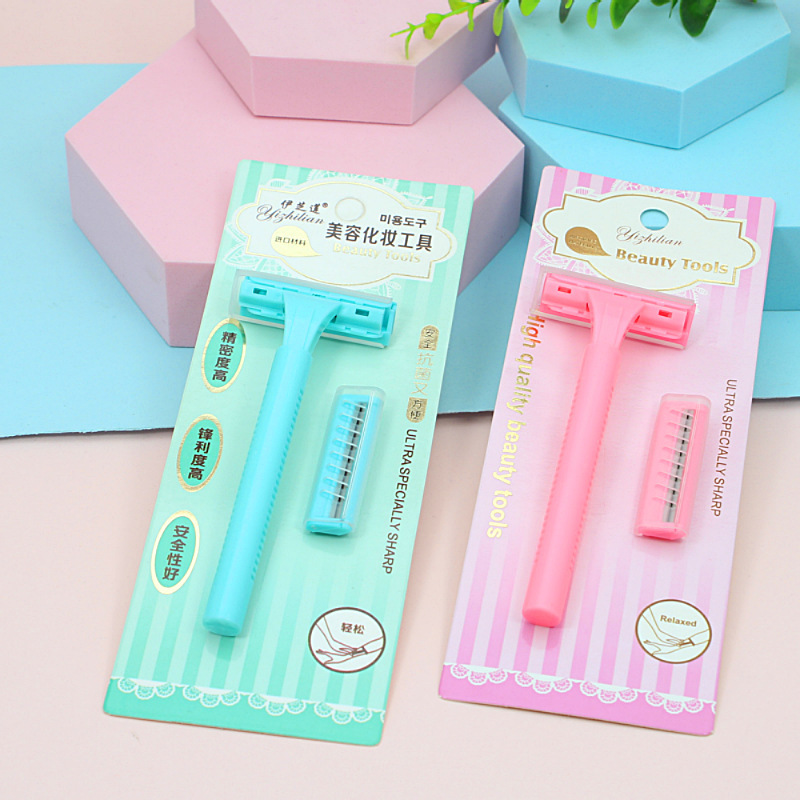 Razor Disposable Facial Cleaning Razor Portable Unisex Underarm Hair Razor Eyebrow Trimmer Stainless Steel Razor