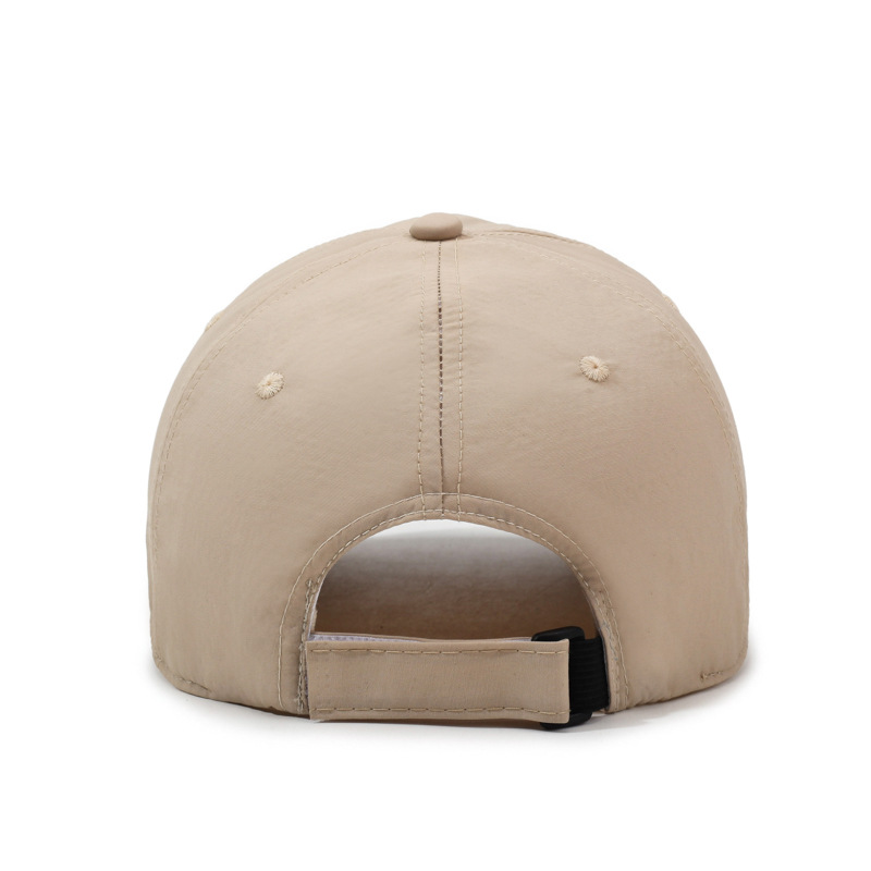 Quick Drying Baseball Cap For Men Women's Thin Casual Outdoor Fishing Sun Hat Curved Brim Round Top Duckbill Cap Sun Protection_voghion.com