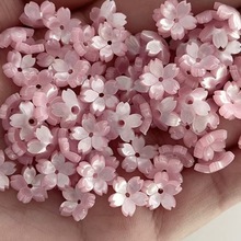 包邮12mm亚克力立体花发饰diy饰品配件古风发簪手工材料diy配饰