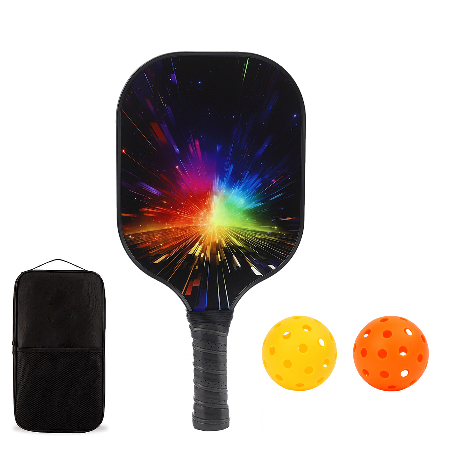 New Fiberglass Pickleball Paddle Single Set Outdoor Sports and Recreation School