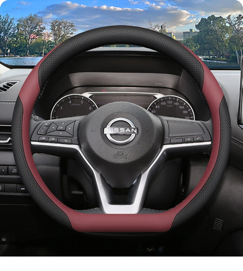 Suitable for 2026 Nissan Sylphy Steering Wheel Cover, Dongfeng Nissan 14Th Generation Classic Modified Four-Season Steering Wheel Cover