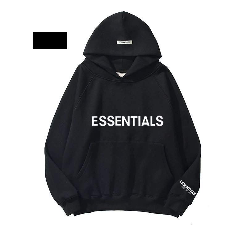 ESSENTIALS двухлинейный FEAR OF GOD модный новый логотип на груди горячий тиснение мужской и женский флисовый свитер ТУМАН