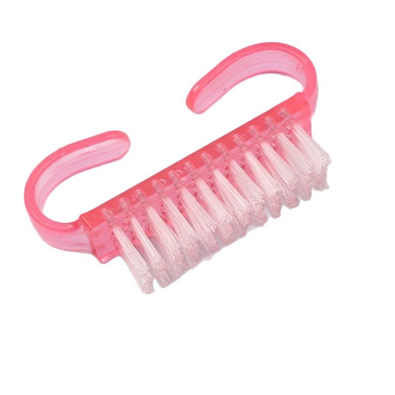 Suministros de herramientas de uñas cepillo de cuerno de tamaño pequeño cepillo de cuerno de uñas limpieza especial capa gris cepillo pequeño ventas directas de fábrica