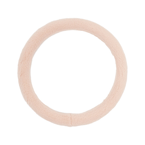 Rabbit Hair Car Steering Wheel Cover, Plush Warm Anti-Slip, Winter Car Interior Accessory