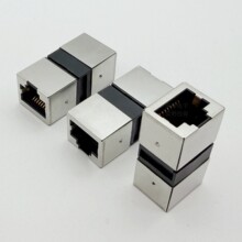 RJ45母对母网线延长双头接口RJ45-Z2长31.8 YW122镀金15u网络插座