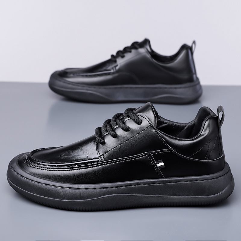 2026 hombre de negocios casual zapatos de cuero multifuncional ultra suave suela antiodor transpirable delgada viajero zapatos de cuero británico