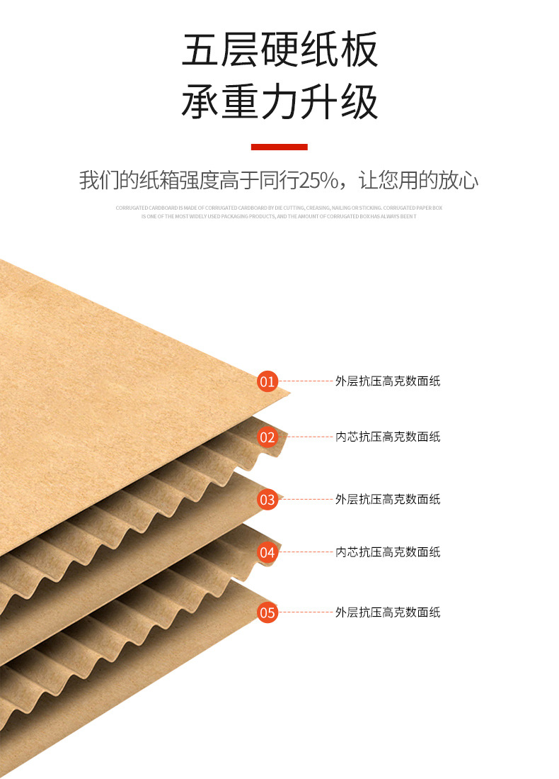 清理库存搬家纸箱批发大号快递收纳打包纸盒瓦楞包装箱瓦楞纸加厚