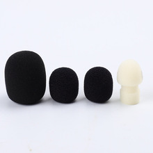 小蜜蜂降噪咪头海绵套定制批发领夹麦防风咪棉海绵罩适用多种规格