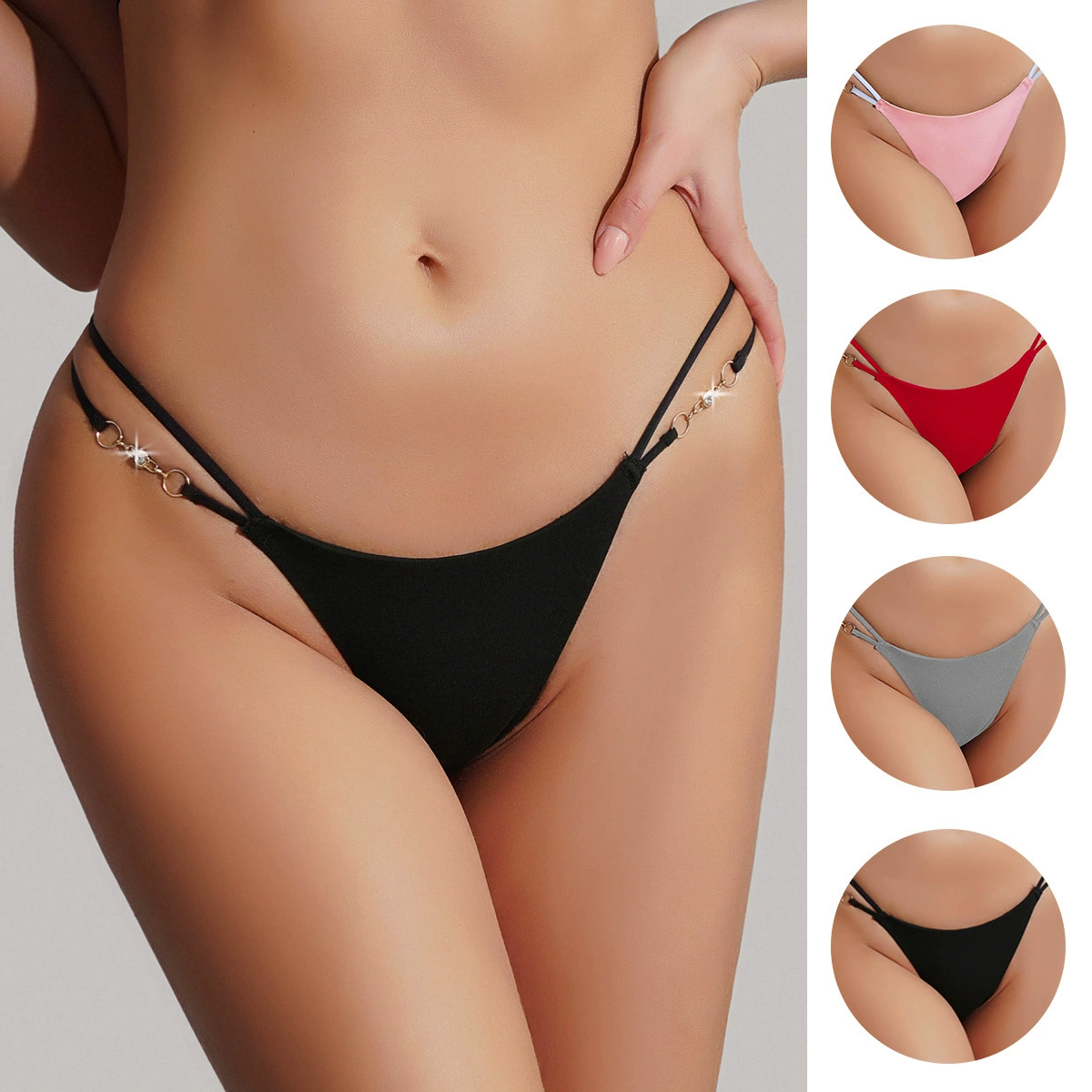 Sexy black trousers, underwear, for import