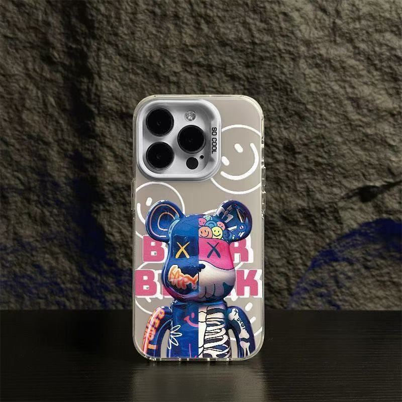 Color Silver Shell-White-Smiley Machine Bear