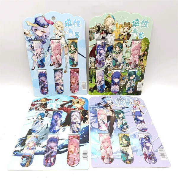 New Genshin Impact Bookmark [Price for six pieces and one piece]
