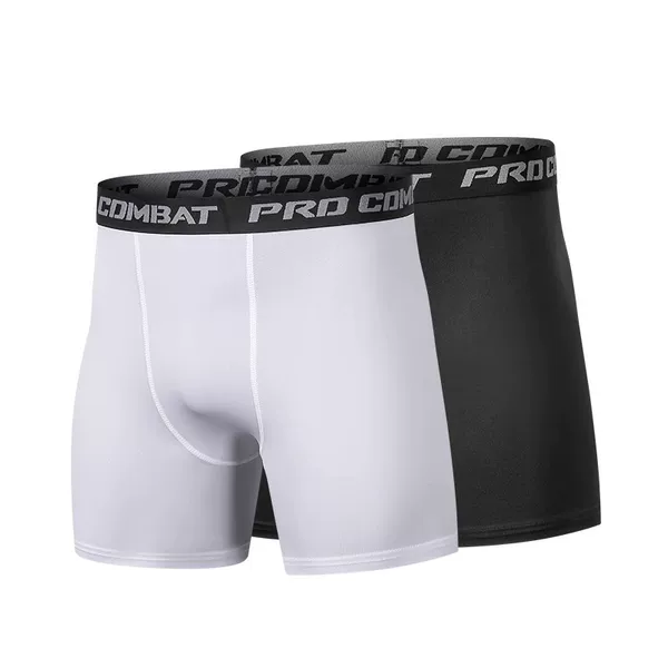 Basketball Leggings Men's Sports Running Fitness Equipment Compression Training Five-point Underwear High Elastic Quick-drying Tight Shorts