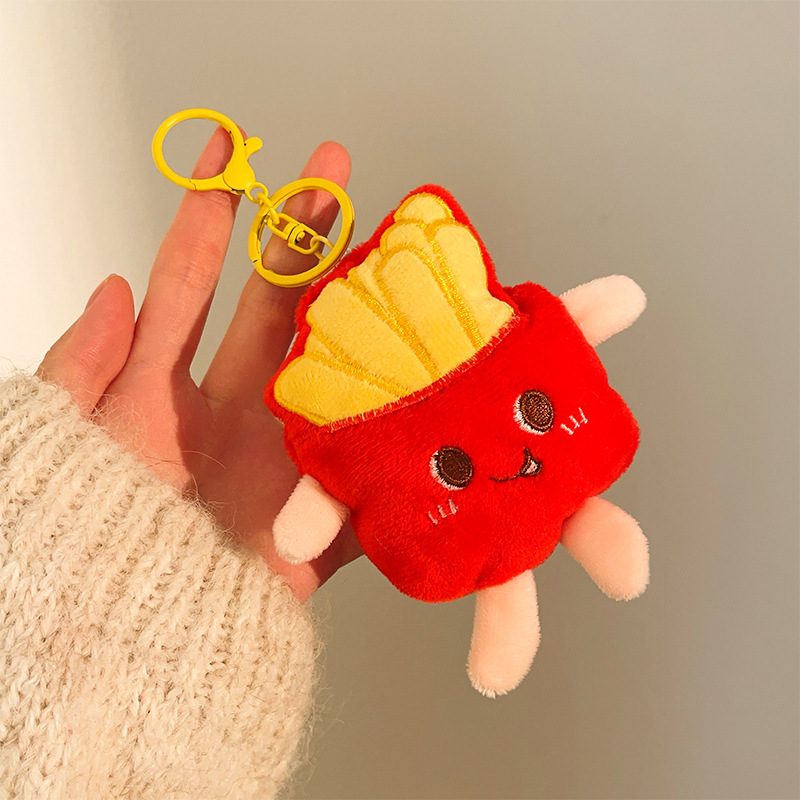 かわいいぬいぐるみ車のキーホルダー、キーチェーン、バッグの飾り、ちょっとしたギフト、子供向け遊園地の小さな人形|undefined