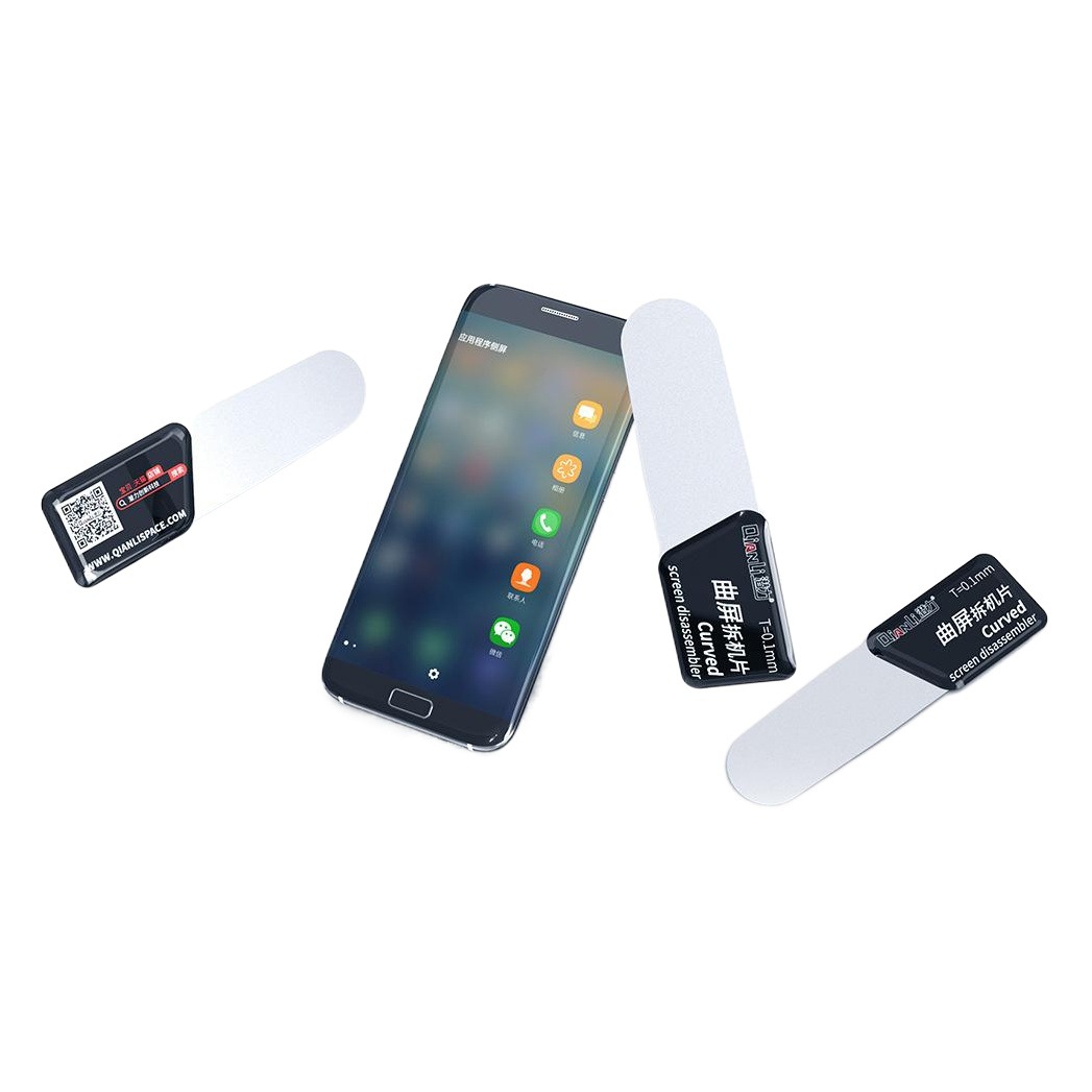 Pieza de desmontaje de pantalla curva potencial adecuada para la pantalla del teléfono móvil Samsung que cambia la máquina de desmontaje marco herramienta fuerte dureza no daña la pantalla