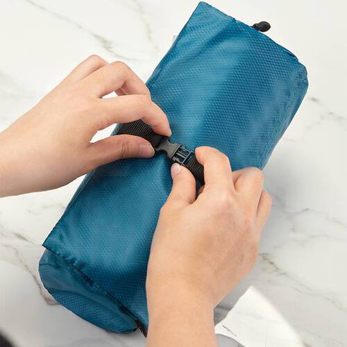 Travel Foldable Shower Kit Portable Wet and Dry Separation Business Trip Travel Care Waterproof Storage Bag Makeup Bag Large Capacity