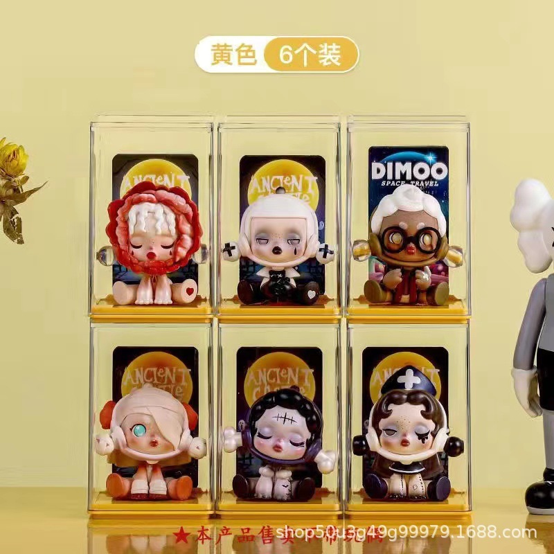 ブラインドボックス収納展示棚透明アクリル単一キャビネット手作り収納ボックスバブルマット防塵展示ボックス|undefined