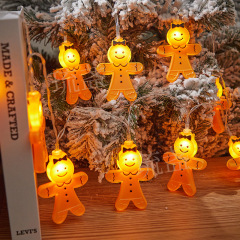 国境を越えた新製品は人のLEDランプよりクリスマス装飾ランプが祭りのled部屋の電池ビスケット人ランプが飾られている