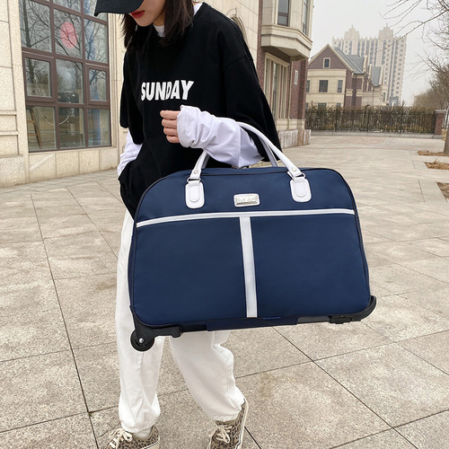 Travel bag for men and women large-capacity trolley bag handbag short-distance travel boarding bag lightweight folding student luggage bag