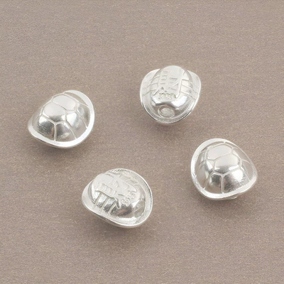 sterling silver turtle shell and – Zərgərlik ara hissələri