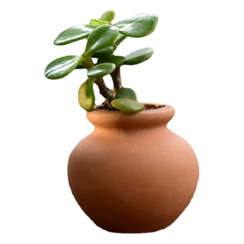 Супер мини-карманный большой палец мясистая вставка для листьев рассады керамический цветочный горшок мясистый цветочный горшок круглый горшок