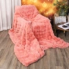 Leather pink nap blanket