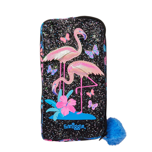 Double-layer capacious cartoon pencil case for students
