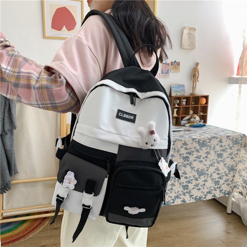Insかばん女子韓国版学生ランドセル流行日系かわいいバックパック女子中学校小学生キャンパスかばん|undefined