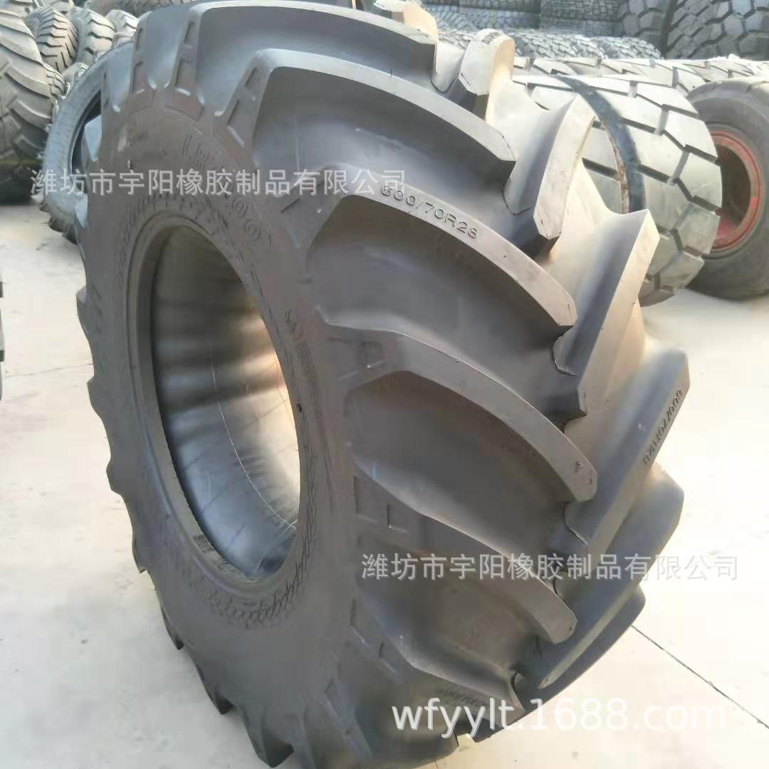 600/70R28  钢丝农用胎   联合收割机轮胎 宽基人字胎