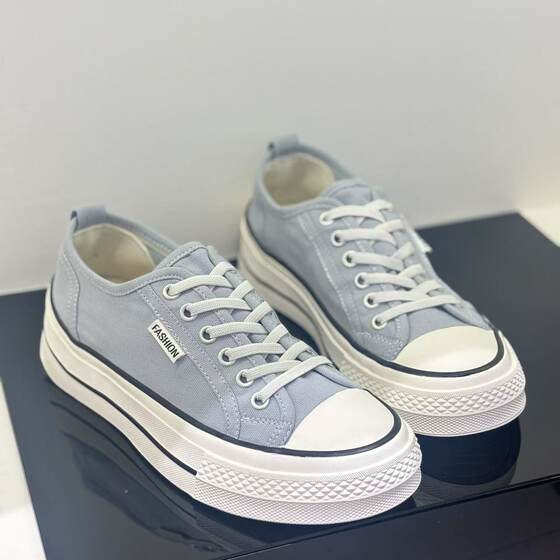 Mango Head Canvas Shoes Women's 2023 New Ugly Cute Big Head Shoes Women's Cute White Shoes All-match Korean Style Niche Shoes