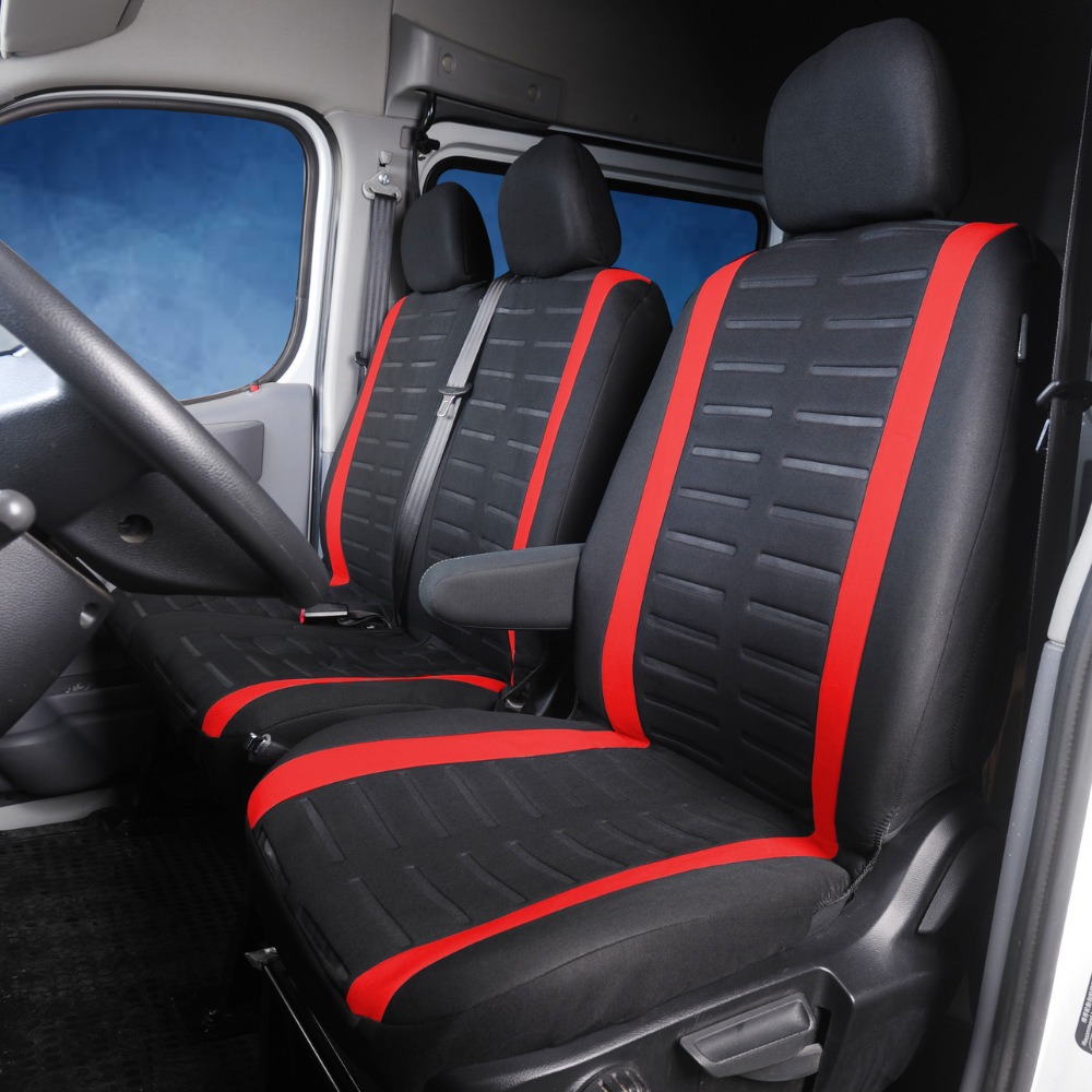 Cross-Border Car Seat Covers, Truck Seat Cushions, Truck Seat Covers, 2+1 Universal Seat Covers for Iveco, Ford, Vauxhall
