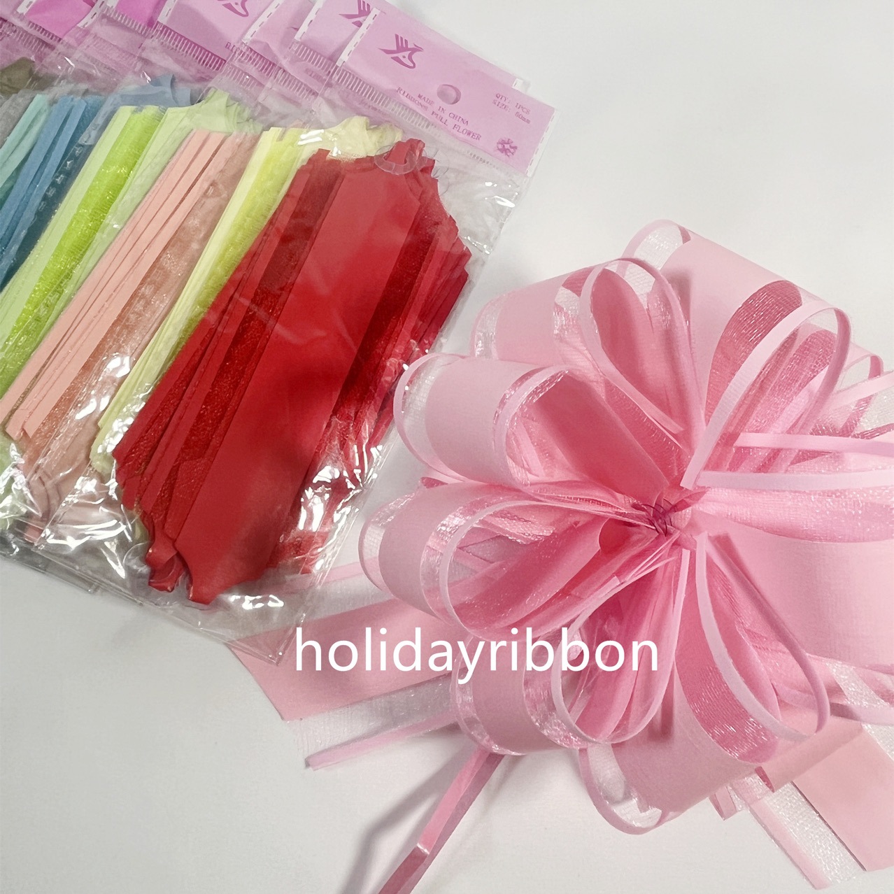 Vehículo de la boda Nieve Suya Bolas de flores de decoración de boda Bolas de flores de Navidad de color sólido de diseño de boda cinta de plástico