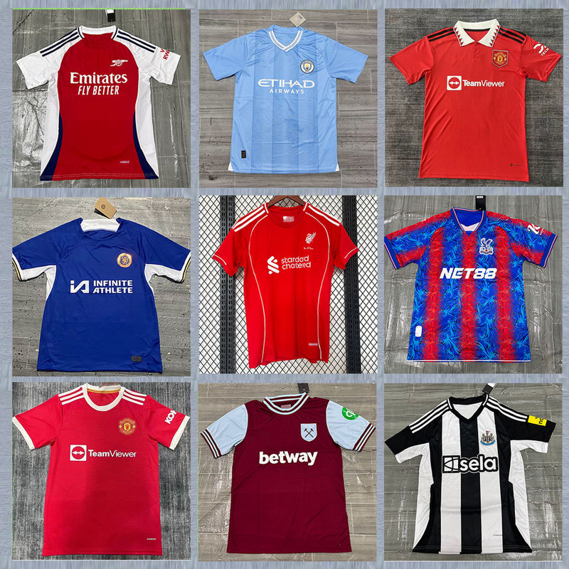Premier League Vintage Jersey 2425 Chelsea Football Jersey Arsenal Manchester City Football Jersey Tottenham Liverpool Home Premier League Vintage Jersey 2425 Chelsea Football Jersey Arsenal Manchester City Football Jersey Tottenham Liverpool Home