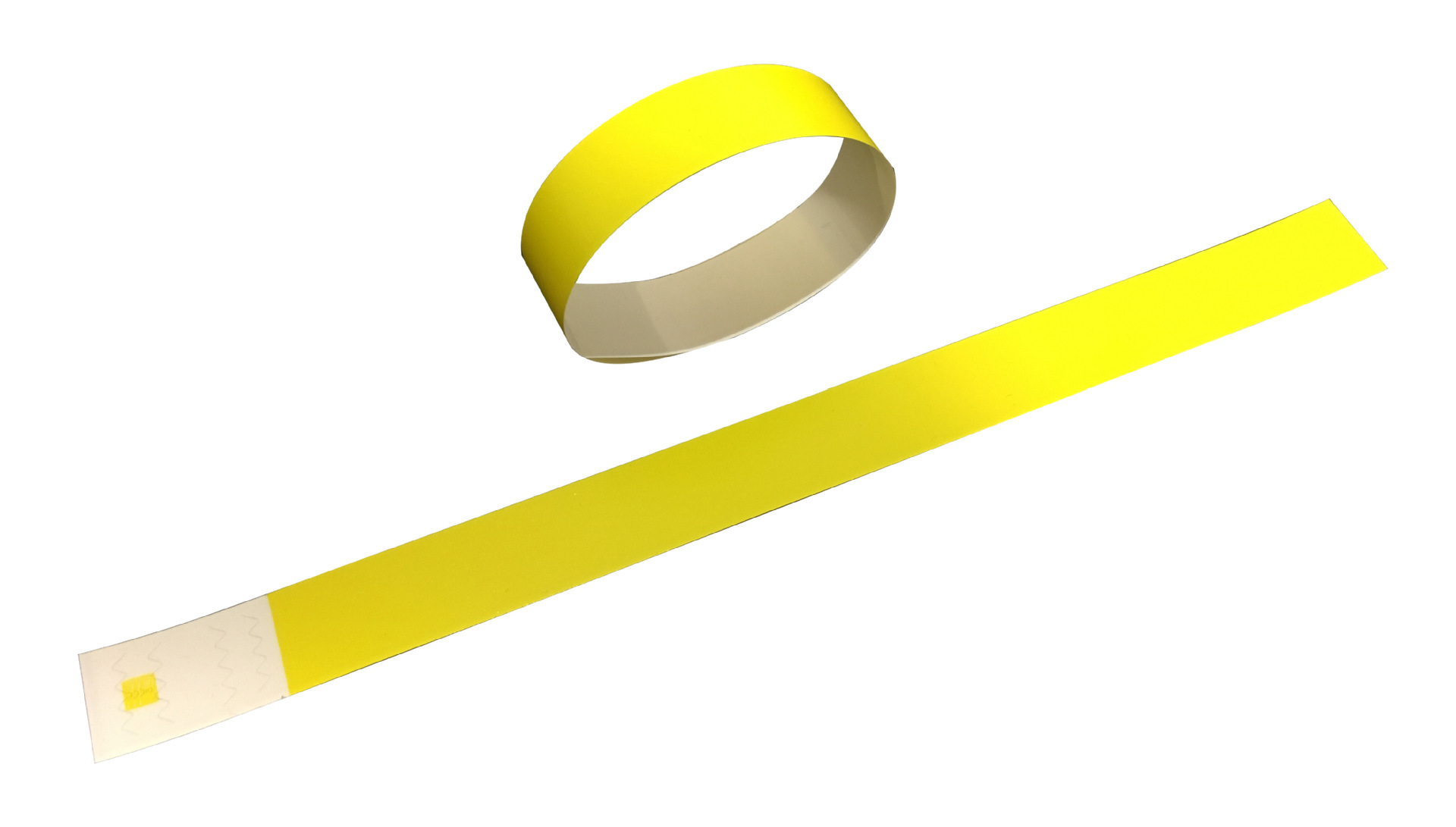 합성 종이 노란색 100 스트립