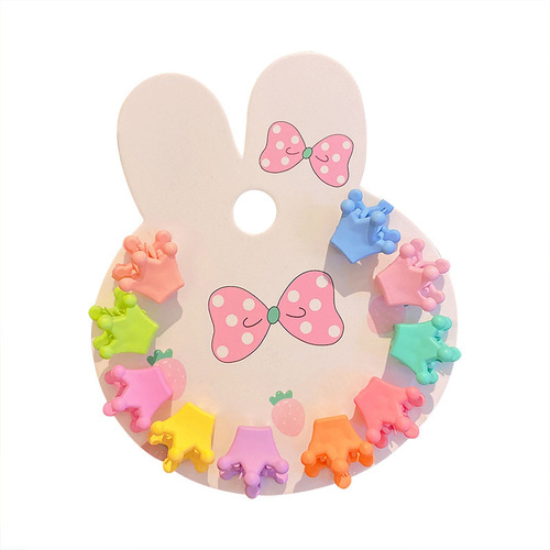 New children's hair clip small grab clip bangs broken hair artifact girl baby mini hair clip baby hair accessories headwear