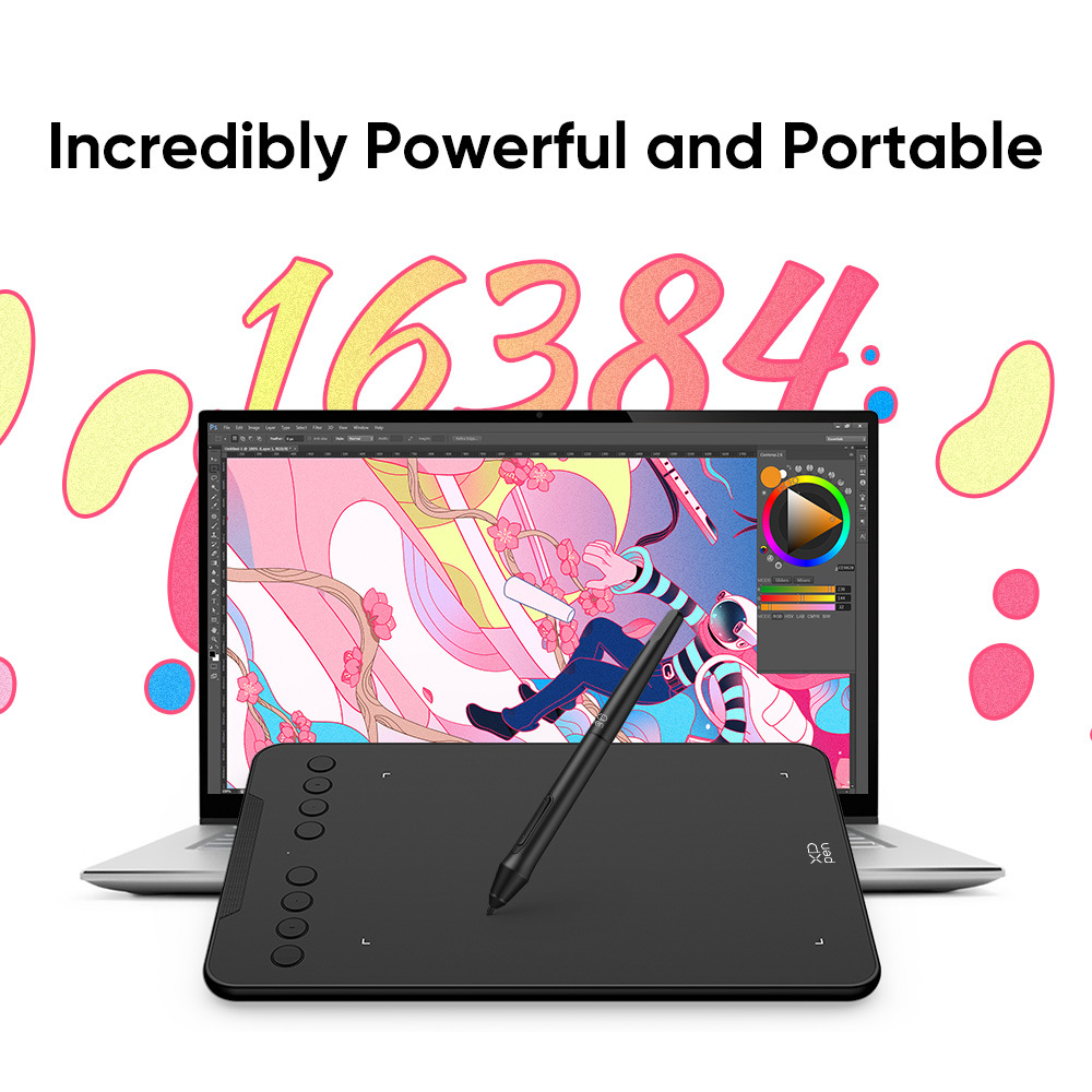 XP-PEN NEW Deco Mini7 V2 Digital Graphic Drawing Tablet 16K